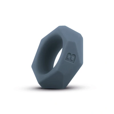 Afbeelding van Cockring Met Diamant Design grijs Levensecht Gevoel