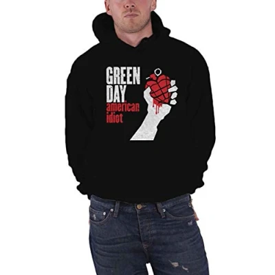 Afbeelding van Green Day American Idiot Hoodie/trui XL Zwart