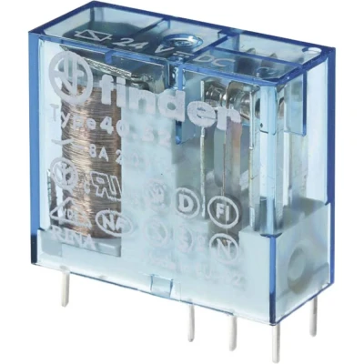 Afbeelding van Finder 40.52.7.024.0000 Printrelais 24 V/DC 8 A 2x wisselcontact 1 stuk(s)