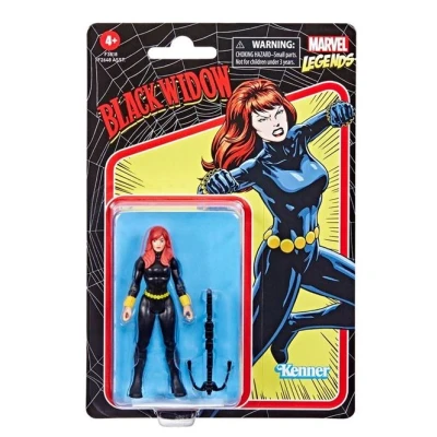 Image de Figurine Marvel Legends Black Widow Retro 10 Cm