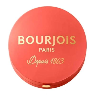 Afbeelding van Bourjois Little Round Pot Blush, 18 Verrukkelijk Rood, houdt de hele dag, natuurlijke look, roseeffect, langhoudende pigmenten, gemakkelijk te vervagen formule, lichte textuur, 2,5 g