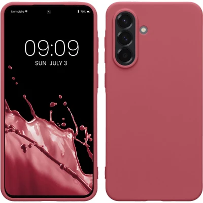 Afbeelding van kwmobile telefoonhoesje geschikt voor Samsung Galaxy A36 5G Hoesje smartphone Back cover in donkerroze