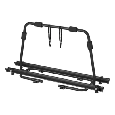 Afbeelding van ProPlus Fietsendrager voor dissel 2 fietsen 40 kg draagkracht zwart 126x70x32 cm