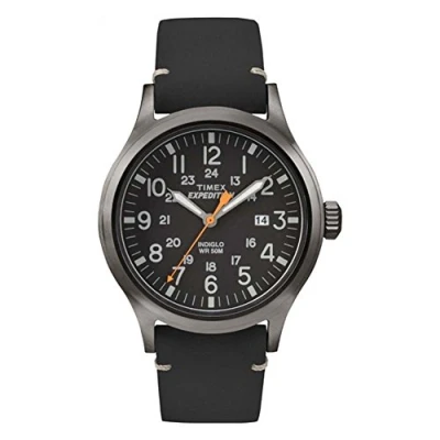 Afbeelding van Timex Expedition Scout Kwartshorloge, uniseks, nylon, analoog, zwart/zwart