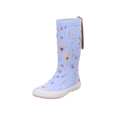 Afbeelding van Bisgaard Fashion, uniseks regenlaarzen voor kinderen, Lavendel bloemen