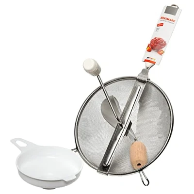 Afbeelding van Inmaakset S keukenzeef &amp; inmaaktrechter voor jam, mus of pap 20 cm diameter bijzonder eenvoudige reiniging (2 stuks)