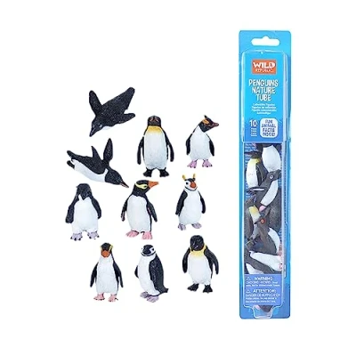 Afbeelding van Wild Republic Speelfiguren Pinguïns 10 Stuks