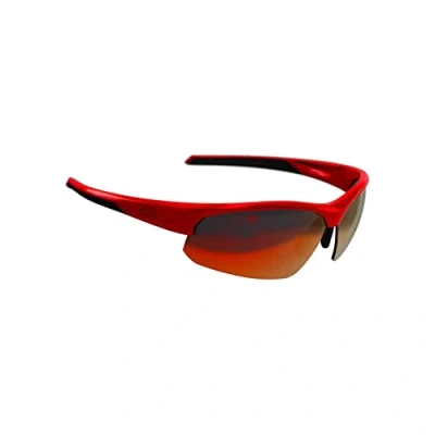 Afbeelding van BBB Cycling Impress Fietsbril Wielrenbril Met 3 Lenzen Lichtgewicht Racefiets Bril Glanzend Rood BSG 58