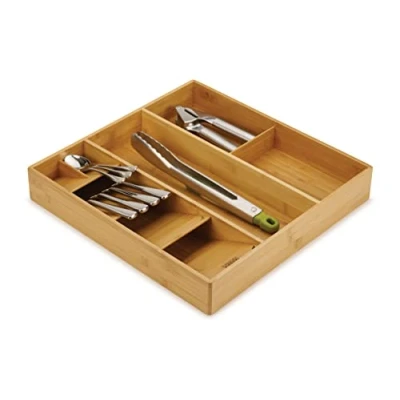 Image de Range couteaux, couverts et ustensiles en bambou Joseph&amp;Joseph
