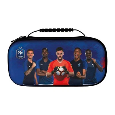 Afbeelding van Konix FFF beschermhoes en transport voor Nintendo Switch console accessoires, Blauw, Franse ploeg