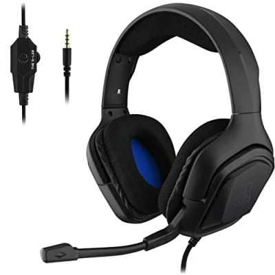 Image de Casque Gaming The G Lab Korp Cobalt Noir for PS4 MAC Xbox One Switch ou Mobile