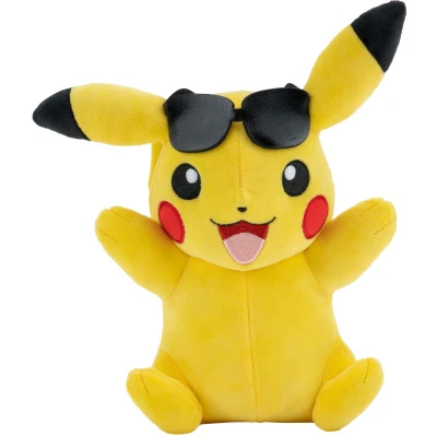 Afbeelding van Pokémon 8 inch seizoensgebonden pluche (zomer) Pikachu met zonnebril Accy W2