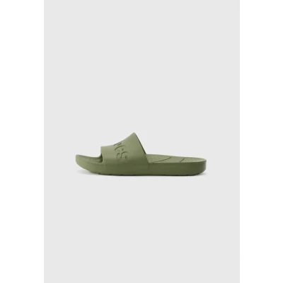 Afbeelding van Crocs Slide gladde sandaal voor heren, zwart.