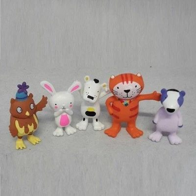 Afbeelding van Speelset Poppy Cat met 5 figuurtjes Comansi (ca. 5,5 cm)