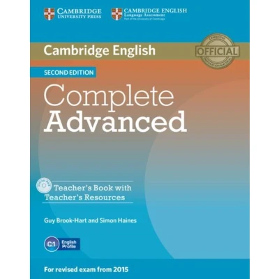 Afbeelding van Complete Adv second edition teacher&#039;s book + resource cd r
