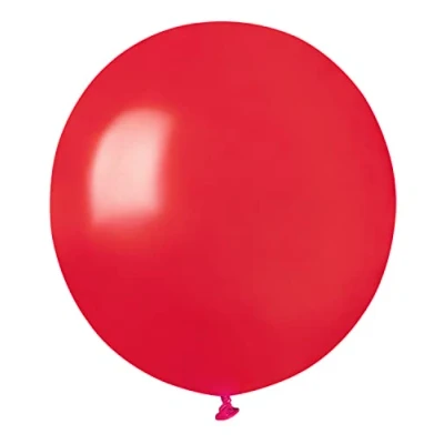 Afbeelding van Envelop, 25 parelmoerkleurige ballonnen van hoogwaardig natuurlijk latex, G150 (Ø 48 cm/19 inch), parelmoer rood