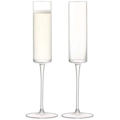 Afbeelding van L.S.A. Otis Champagneglas 150 ml Set van 2 Stuks Transparent / Glass