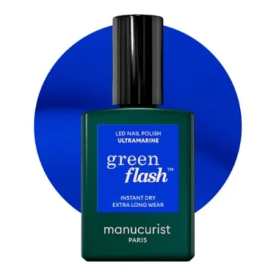 Afbeelding van Manucurist Green Flash Nagellak, semi permanent, 12 gratis, biobronlak (84%), professionele manicure, 15 ml