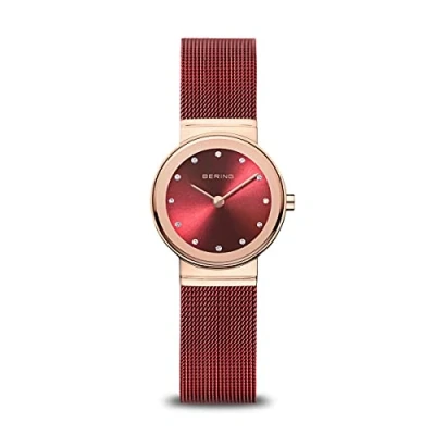 Afbeelding van Bering Analog Quarz Horloge Rose goldcoloured, Dames, Maat: One Size, gold coloured