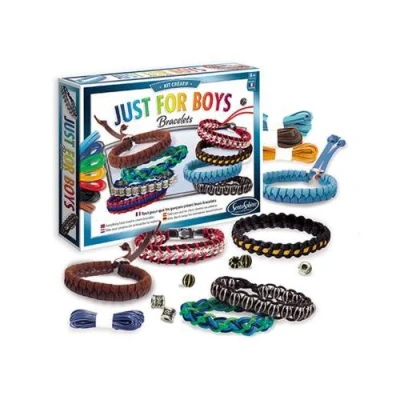 Image de Kit créatif Bracelets : Just for boys Sentosphère