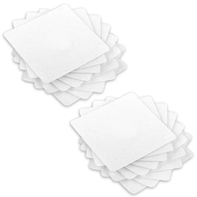 Afbeelding van ECENCE antislip douche en badogen, set van 24 douchegarnituren transparante badbekleding, zelfklevend, badmat, gemakkelijk te verwijderen