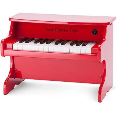 Afbeelding van New Classic Toys 10160 Muziekinstrumenten Elektronica Piano In Rood