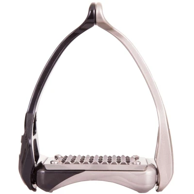 Afbeelding van BR Stijgbeugels Aerotech Zwart/Titanium 12cm