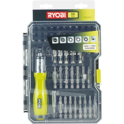 Afbeelding van RYOBI 59 schroevendraaiers bouten +