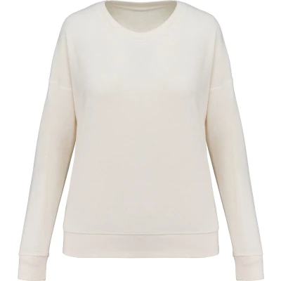 Afbeelding van Native Spirit Ecologisch badstof damessweater NS413 Ivory