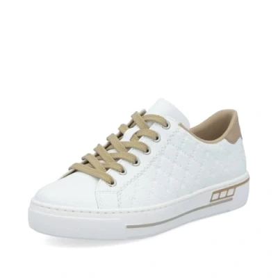 Afbeelding van Rieker L88w2 Sneakers voor dames, Wit.