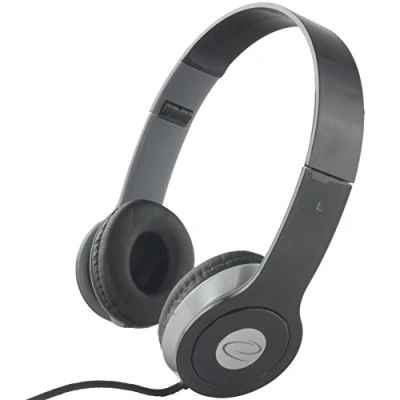 Image de Esperanza audio casque stéréo avec contrôle du volume techno eh145k 3m