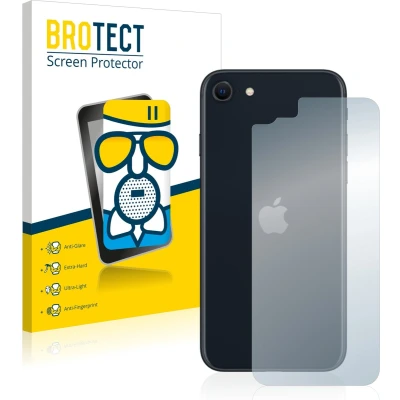 Afbeelding van BROTECT AirGlass Matte kogelwerende glasfolie (1 Stuk, Apple iPhone SE (3e generatie)), Smartphone beschermfolie, Grijs
