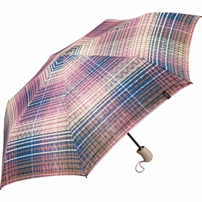 Afbeelding van ESPRIT Zakparaplu, Cosy Checks Dusky Orchid, Modieus