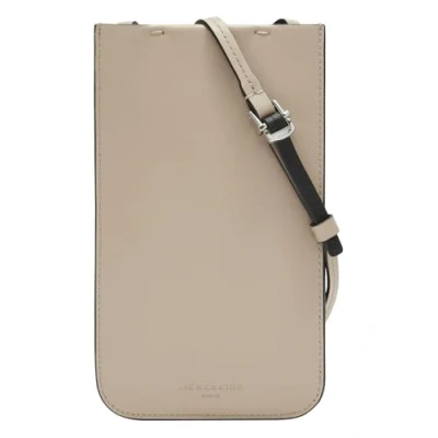 Afbeelding van LIEBESKIND BERLIN Schoudertas mobiele telefoon Ezra 2 Calf Optic Mobile Pouch Stone Beige