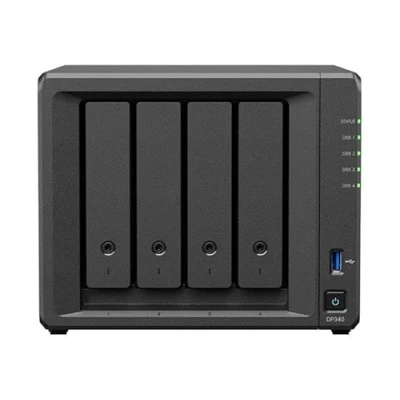 Afbeelding van Synology DP340 DATA PROTECTION EUR V1.0 (4 x 8 TB), Netwerkopslag