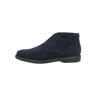 Afbeelding van Geox Brayden Sportieve veterschoenen, Heren, Maat: 43, Navy Veloursleer
