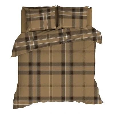 Afbeelding van Romanette Colpasso Dekbedovertrek Lits jumeaux 240x200/220 cm Taupe