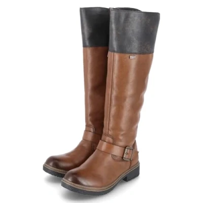 Afbeelding van Rieker Z5092 Hoge laarzen voor dames, Bruin