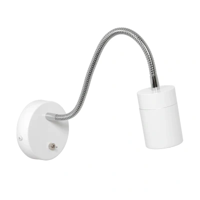 Afbeelding van Mexlite wandlamp Upround wit metaal 3390W