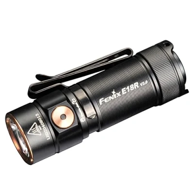 Afbeelding van fenix E18R v2.0, oplaadbare EDC mini zaklamp, 1200 lumen, 146 m, max. 200 uur, magnetische achterkap, bidirectionele lichaamsclip, maanlichtmodus 1 poort