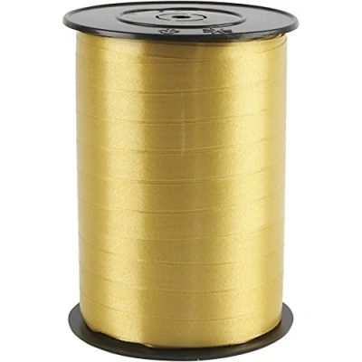 Afbeelding van Creotime Cadeaulint Glanzend 250 M X 10 Mm Goud