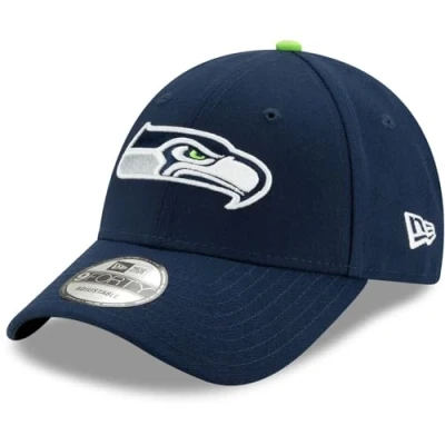 Image de Casquette NFL Seattle SeaHawks New Era the league Ajustable 9FORTY Bleu Navy