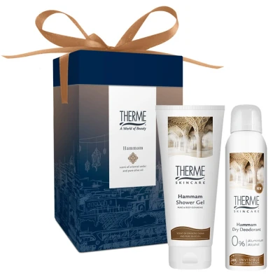 Afbeelding van Therme Geschenkset Douche 200 ml &amp; Deospray 150 Hammam