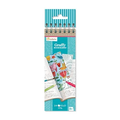 Afbeelding van Avenue Mandarine Graffy Bookmark Flowers