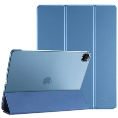 Afbeelding van ProCase Beschermhoes voor iPad Pro 12,9 inch 6e generatie 2022, 5e 2021, 4e 2020, 3e 2018, nieuwe verbeterde hoes, valbestendige beschermhoes, blauw