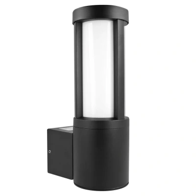 Afbeelding van Yphix Led Wandlamp Buiten (ip54) Alesund Zwart 9w Warm Wit Licht (3000k) LEDdirect.nl