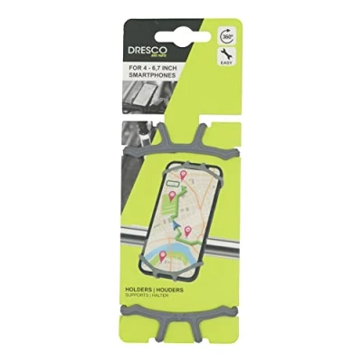 Afbeelding van Dresco telefoonHouder Fiets EZ Fit Grijs