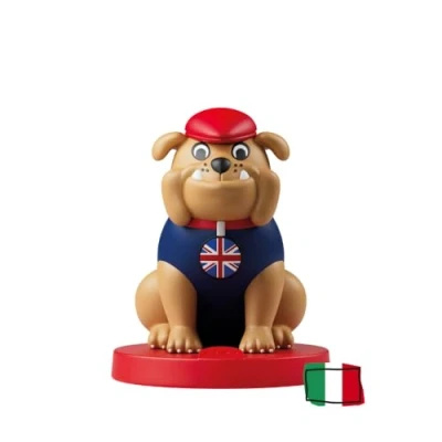 Afbeelding van FABA Luisterfiguur Happy English muziek, liedjes en geluiden speelgoed met educatieve inhoud, Italiaanse versie, kinderen meisjes van alle leeftijden