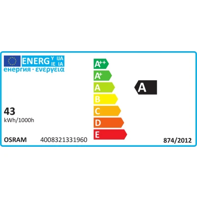 Afbeelding van OSRAM TL lamp Energielabel: G (A G) G13 36 W Buis 1 stuk(s)
