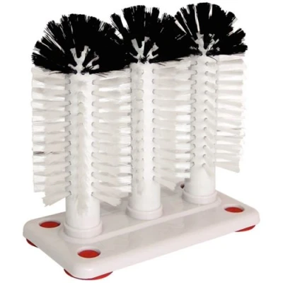 Image de Brosse à Verre Tridell Professionnelle en Nylon et Ventouses Jantex Nylon155 x100x165mm
